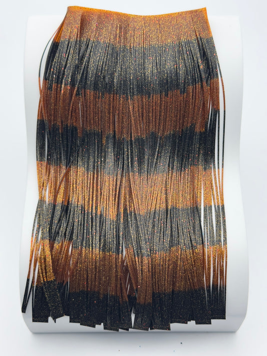 8817-195 – Multi-Colored Skirt Material – Brown/Black