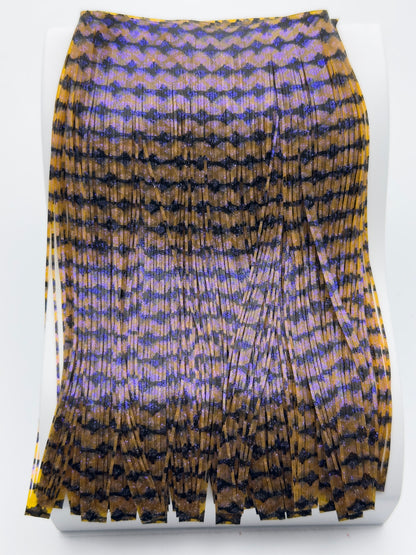 8806-640 – Barbed Wire Skirt Material – Peanut Butter & Jelly