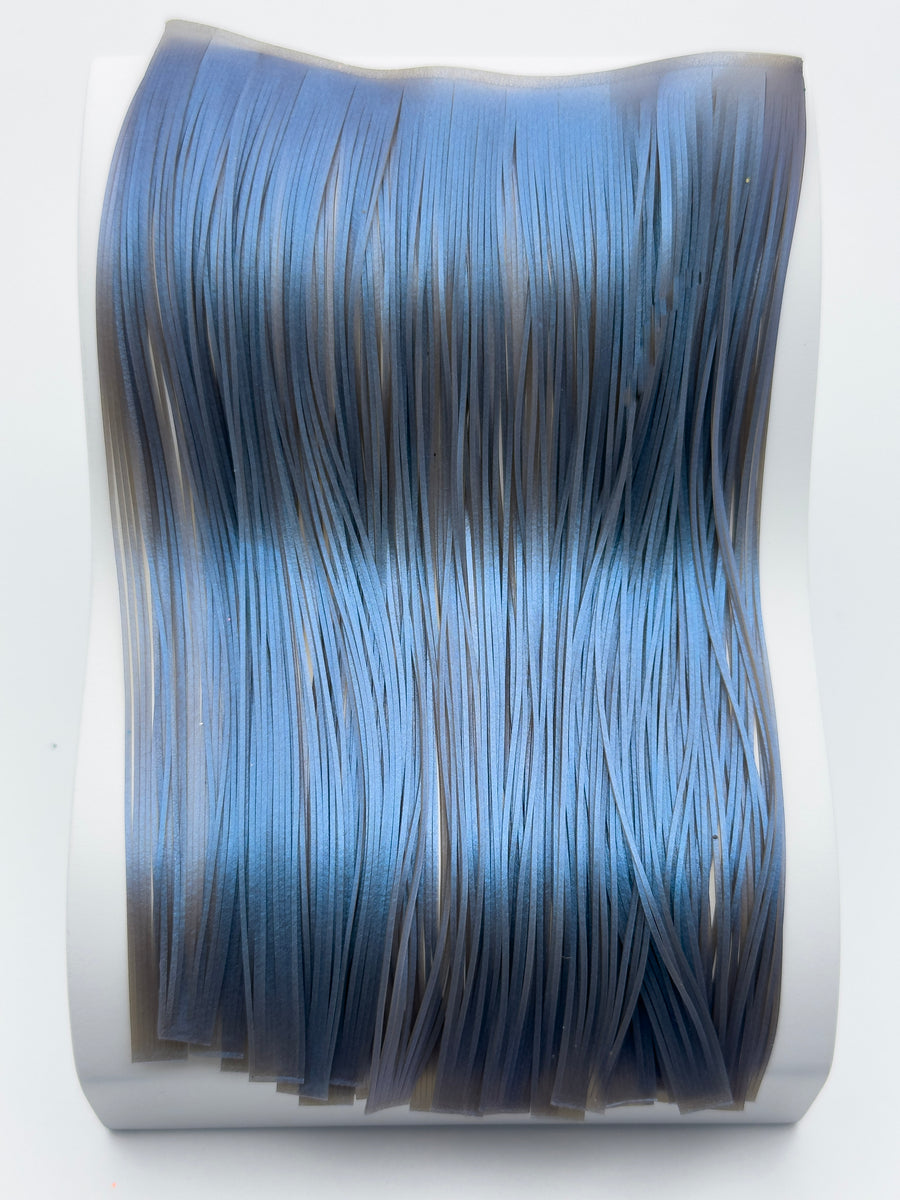 8801-186 – Standard Silicone Skirt Material – Gray/Pearlescent Blue