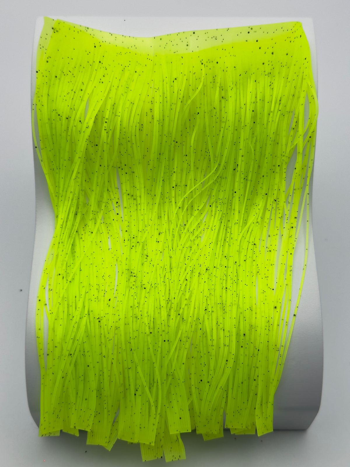 8801-171 – Standard Silicone Skirt Material – Chartreuse Pepper