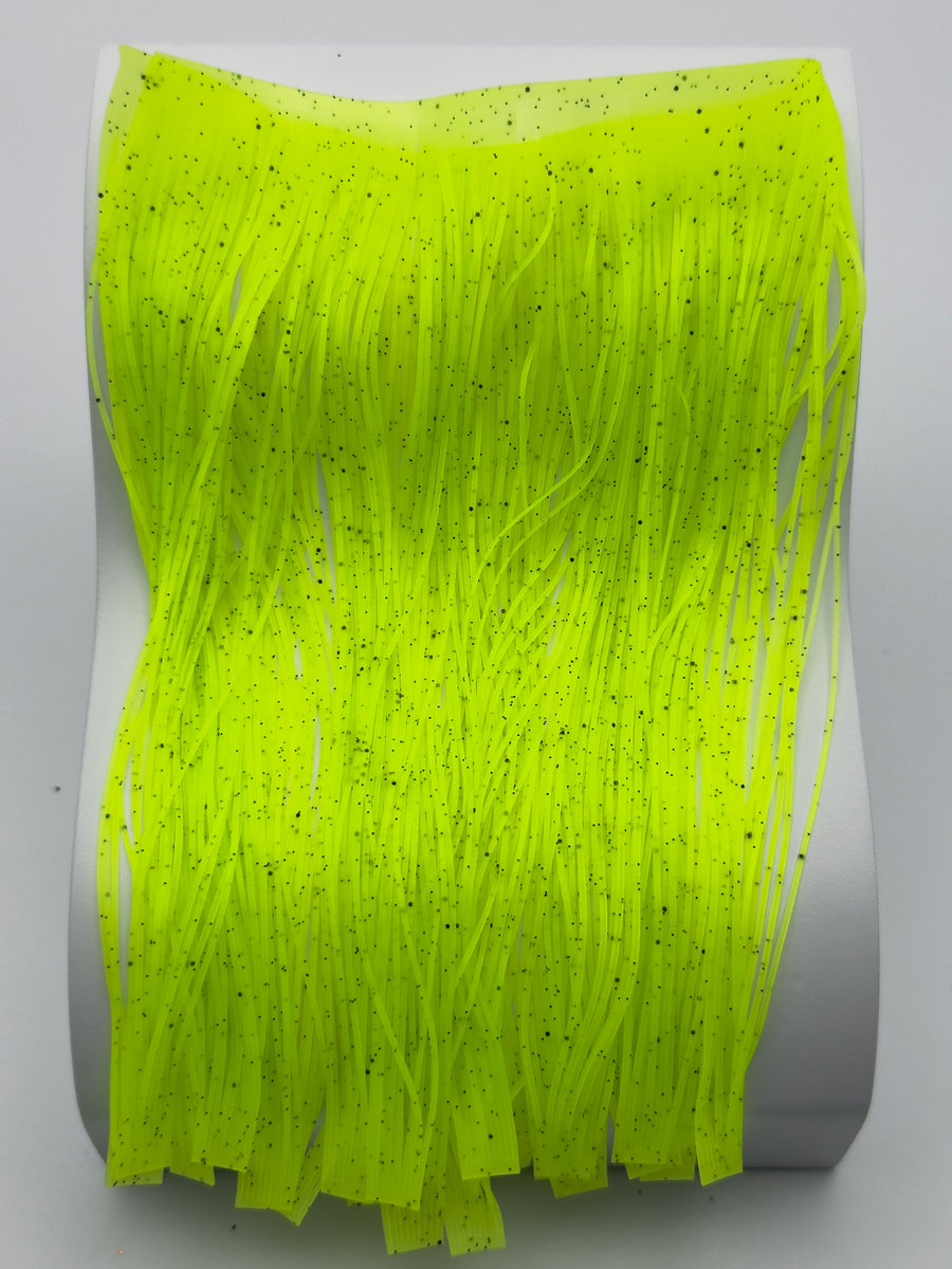 8801-171 – Standard Silicone Skirt Material – Chartreuse Pepper