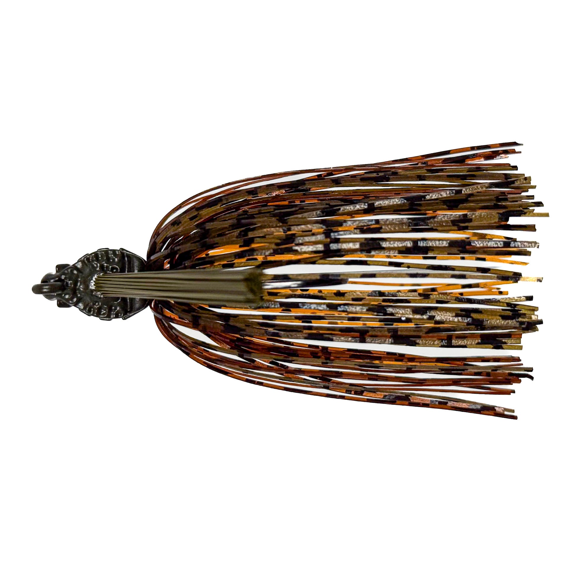 Fishing lure with a detailed design on a white background