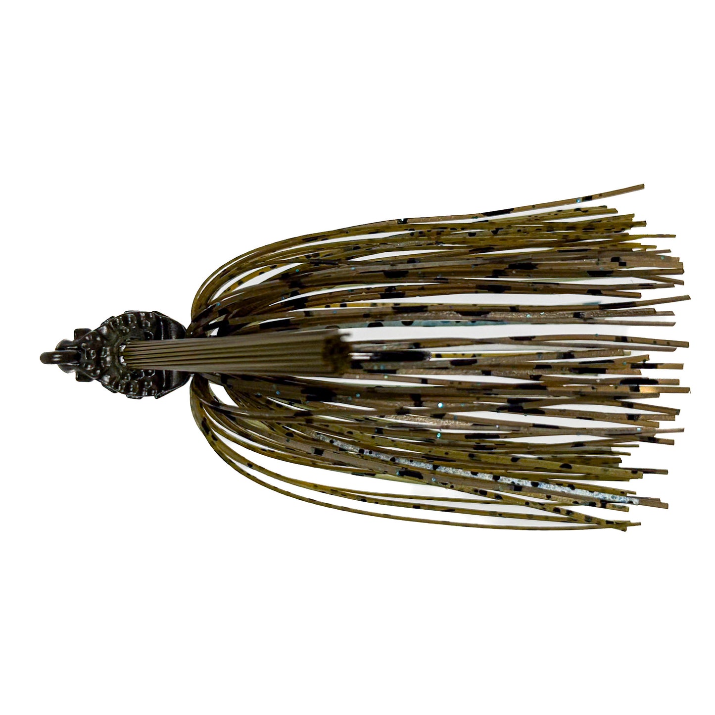 Fishing lure with a detailed design on a white background