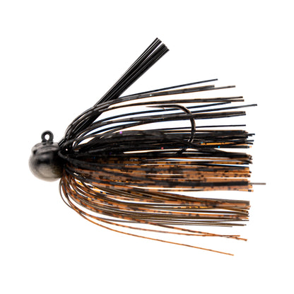 Football Jig Black Brown Green Pumpkin