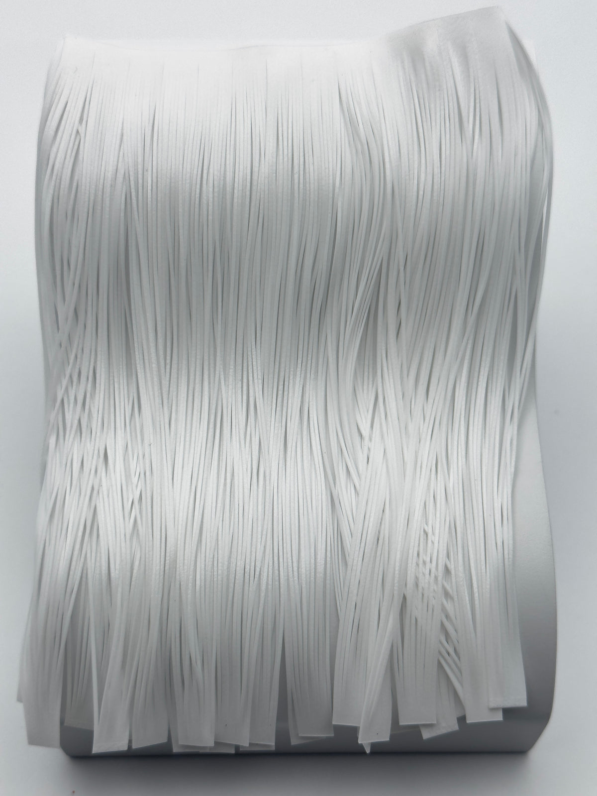 8801-020 – Standard Silicone Skirt Material – Pure White (No Flake)