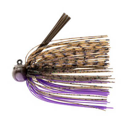 Football Jig Green Pumpkin Purple