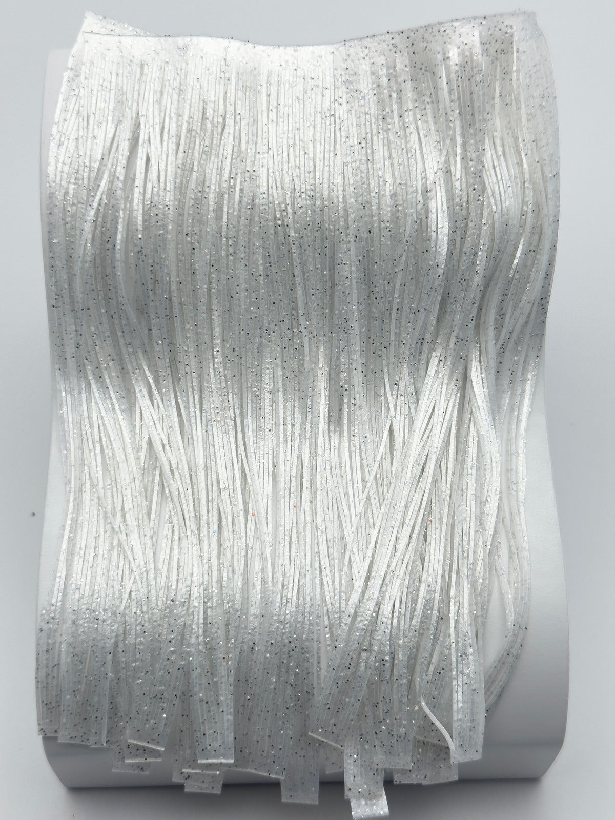 8801-221 – Standard Silicone Skirt Material – Pearlescent/Silver Flake