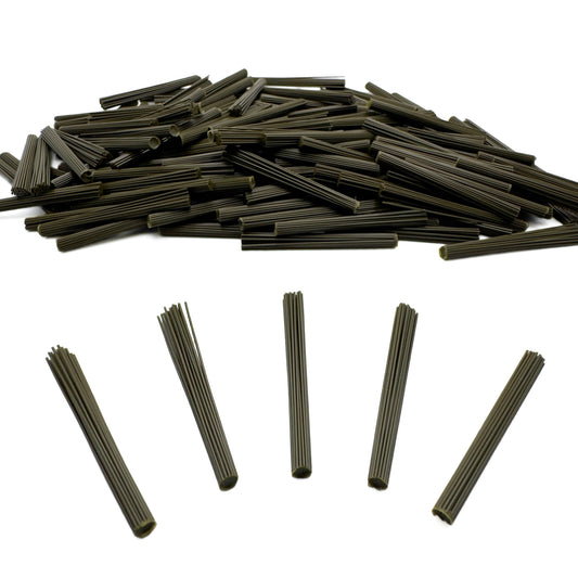 FG40-21-539 – 5/32" Weed Guard, Medium Fiber (Fiber Guard, 4.0mm dia. bundle, 45mm length, 0.50mm fiber dia.) – Green Pumpkin
